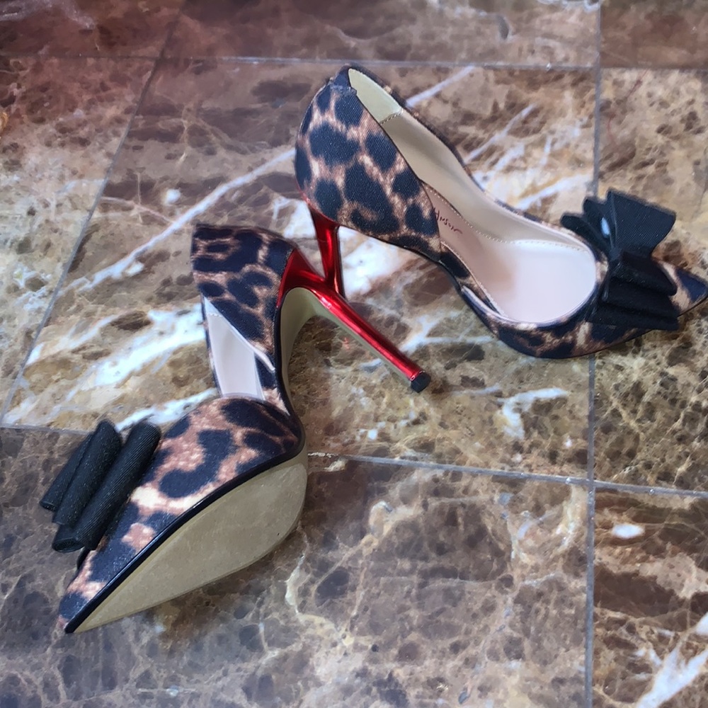 Betsey Johnson Leopard Heels